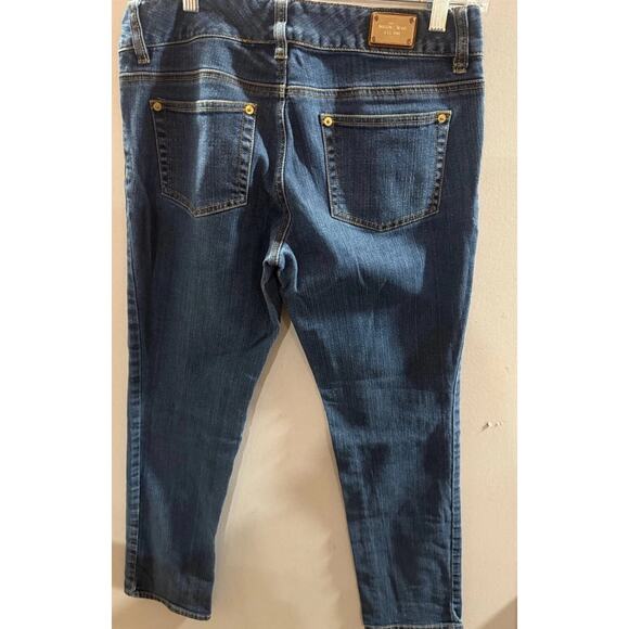 Michael Kors Jeans Women Size 6 Blue Denim Stretch 5 Pockets High Waisted Preppy - Picture 9 of 11